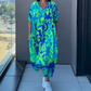 🌸Gran Venta: 50% de Descuento🌸💃👗Elegancia Sin Esfuerzo💖 Vestido Casual y Elegante de Cuello en V con Estampado para Mujer