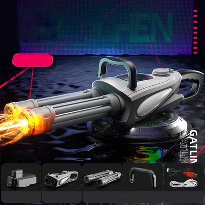 ⌛Descuento del 50 % por tiempo limitado💥Set de pistolas de agua eléctricas Gatling de doble cañón