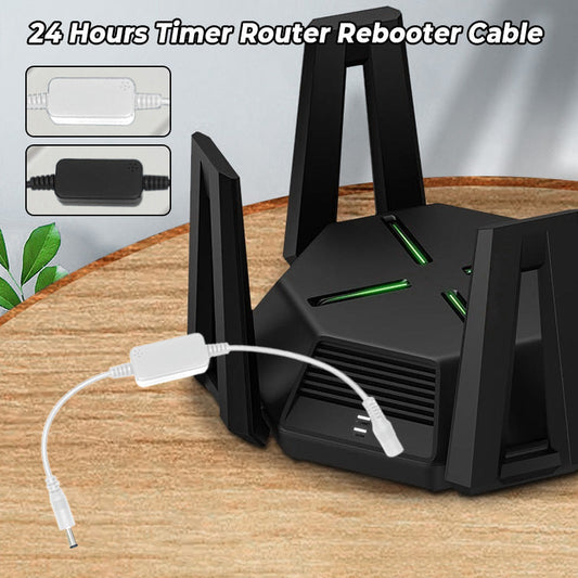 🔥Cable de reinicio de enrutador con temporizador de 24 horas (compra 1 y llévate 1 gratis)🔥