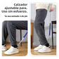 Cornetilla para Zapatos Ajustable con Descalzador de Calcetines para Adultos Mayores