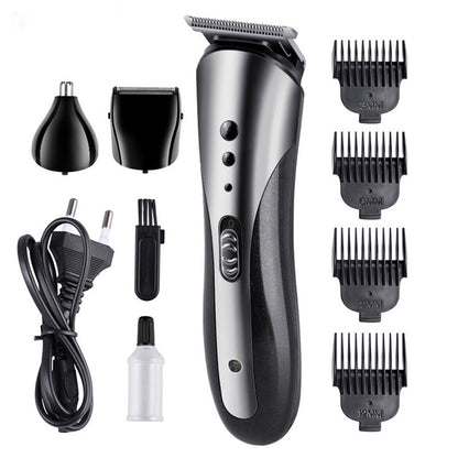 Recortadora de barba eléctrica e impermeable para hombres