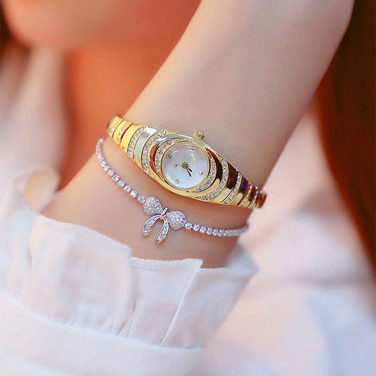 ⏳Oferta por tiempo limitado: 50% de descuento💎Reloj de pulsera con strass para mujer⌚