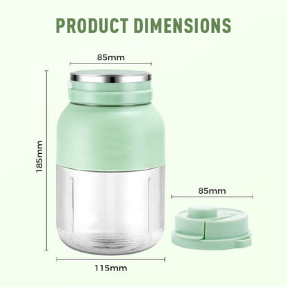 📢🍉Taza extractora de jugo portátil inalámbrica multifuncional de gran capacidad🍊🍑🍌