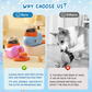 Juguetes para cachorros peludos🐾 Juguete interactivo dispensador de golosinas para perros