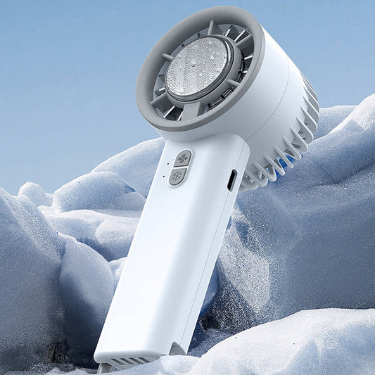 Ventilador Mini Portátil de Enfriamiento por Hielo