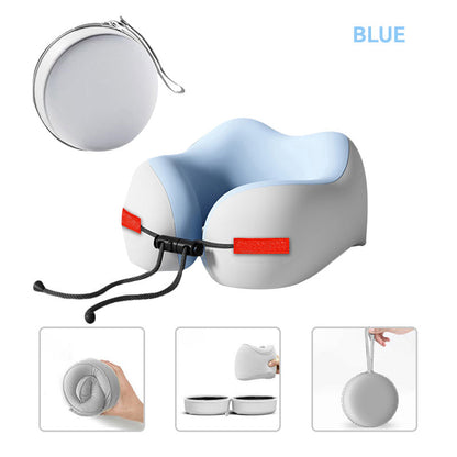 🔥Último Día Especial: 50% DE DESCUENTO🔥Almohada de Viaje en Forma de U de Espuma de Memoria💤