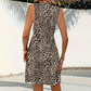 🐆 ¡50% DE DESCUENTO POR TIEMPO LIMITADO! ✨ Vestido Mini de Leopardo con Escote en V para Mujer – Estampado Atrevido, Favorecedor, Multiocasión 🌟
