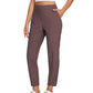 ⏳Oferta Especial por Tiempo Limitado⏰Pantalones Elásticos de Talle Alto para Mujer con Bolsillos con Cremallera