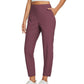 ⏳Oferta Especial por Tiempo Limitado⏰Pantalones Elásticos de Talle Alto para Mujer con Bolsillos con Cremallera