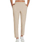 ⏳Oferta Especial por Tiempo Limitado⏰Pantalones Elásticos de Talle Alto para Mujer con Bolsillos con Cremallera