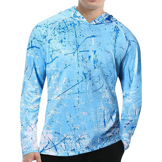 ☀️ Camisa Deportiva para Exteriores con Capucha y Protección UV para Hombres