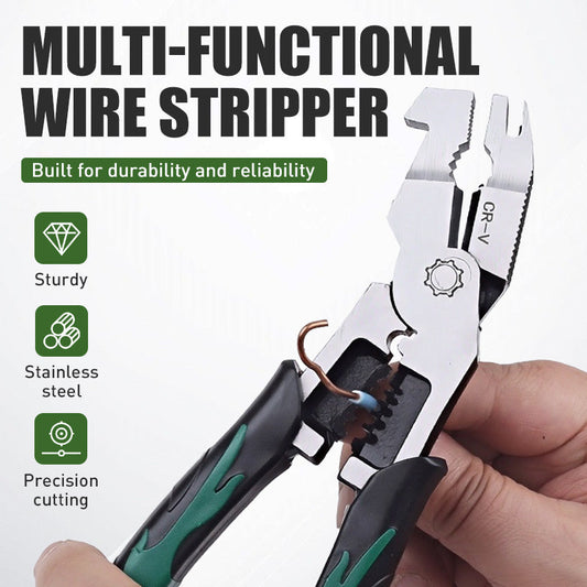 🛠️ Desnudador de cables multifuncional de cabeza curva 5 en 1