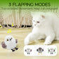 Juguete interactivo para gatos con forma de pájaro realist