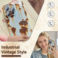 Funda rígida vintage con diseño de óxido para iPhon