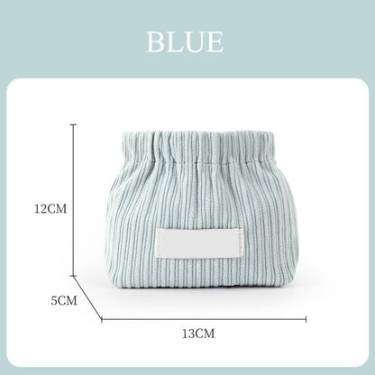 Regalo Ideal - Mini Bolsa de Almacenamiento Elástica de Pana