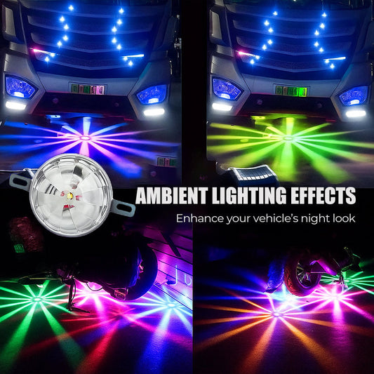 Luces LED universales para chasis a prueba de agua