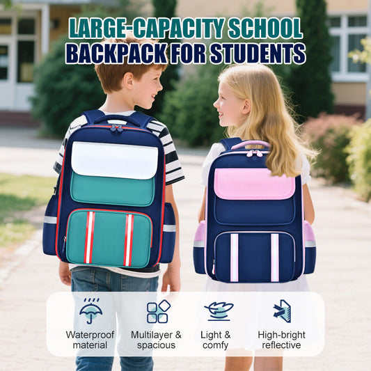 Mochila Escolar de Gran Capacidad para Estudiantes