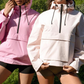 Chaqueta softshell causal con capuch