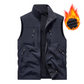 Chaqueta chaleco sin mangas extragrande para hombre con bolsillos - COMPRA 2 ENVÍO GRATIS