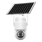 Conjunto de cámaras de seguridad inalámbricas alimentadas por energía solar con alarma