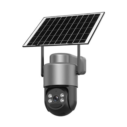 Conjunto de cámaras de seguridad inalámbricas alimentadas por energía solar con alarma