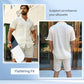 Conjunto de 2 piezas: Camiseta de manga corta y pantalones cortos de talle alto para hombres