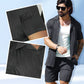 Conjunto de 2 piezas: Camiseta de manga corta y pantalones cortos de talle alto para hombres