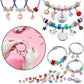 🎁 Kit para Crear Pulseras con Charms - Incluye Cuentas y Herramientas, Diseño Divertido para Regalo o Manualidades 👧📦