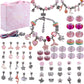 🎁 Kit para Crear Pulseras con Charms - Incluye Cuentas y Herramientas, Diseño Divertido para Regalo o Manualidades 👧📦