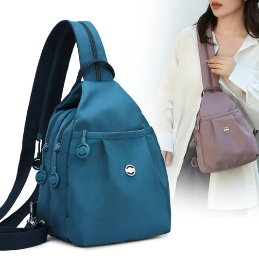 Mochila Convertible con Múltiples Bolsillos y Bolso Cruzado