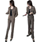 Anzug elegante – chaqueta corta y pantalón con pierna ancha