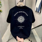 Camiseta de Algodón Estampada para Hombres/Mujeres