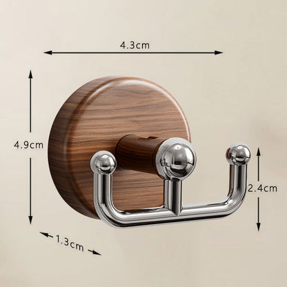 ✨ Gancho de ventosa de textura de madera multifuncional