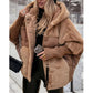 🔥Precalentamiento invernal: grandes descuentos🔥Abrigo oversize de punto con volumen para mujer: ¡un imprescindible para el invierno con diseño patchwork y máxima calidez! - Envío gratuito