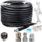 💦 ¡69% DE DESCUENTO! 🚿 Kit de Limpieza para Alcantarillado 5800 PSI - Boquilla Rotativa y Manguera Reforzada para Desatascar Tuberías 🛠️✨ - Envío gratuito