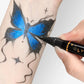🎨 Set de Marcadores para Tatuajes Temporales de 10 Colores 🌈