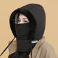 Gorro térmico grueso con forro de felpa y mascarilla para hombre y mujer - COMPRA 3 ENVÍO GRATIS