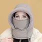 Gorro térmico grueso con forro de felpa y mascarilla para hombre y mujer - COMPRA 3 ENVÍO GRATIS