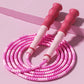 Cuerda de saltar con cuentas y longitud ajustable