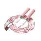 Cuerda de saltar con cuentas y longitud ajustable