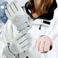 Guantes acolchados suaves compatibles con pantallas táctile