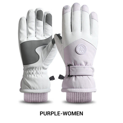 Guantes acolchados suaves compatibles con pantallas táctile