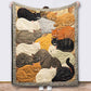 💥 Manta de franela con estampado de gallinas vintage 🐔 - COMPRA 2 ENVÍO GRATIS