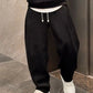 Conjunto de 2 piezas: Sudadera con capucha elegante y pantalones de pierna ancha para hombre - Envío Gratuito