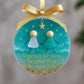 🌊 Adorno Navideño de Vidrio de Mar para la Amistad ✨ Formado por la Naturaleza y Hecho a Mano 💝