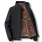 Chaqueta cálida con cremallera y color liso para hombre: 💪 ¡Antiarrugas, resistente al viento, a la lluvia y a la nieve! - Envío Gratuito