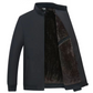 Chaqueta cálida con cremallera y color liso para hombre: 💪 ¡Antiarrugas, resistente al viento, a la lluvia y a la nieve! - Envío Gratuito