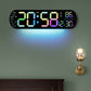 Reloj de pared digital LED decorativo multifunciona - COMPRA 2 ENVÍO GRATIS