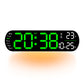 Reloj de pared digital LED decorativo multifunciona - COMPRA 2 ENVÍO GRATIS