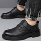 Zapatos Transpirables de Cuero PU para Hombre, Estilo Retro con Suela Blanda - COMPRA 2 ENVÍO GRATIS